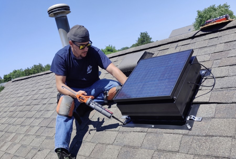 Attic Fan Installation by Energy$avers of San Antonio